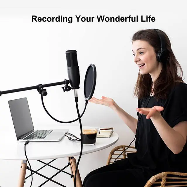 Alt view image 7 of 7 - EBXYA XLR to USB Cable, 3 ft USB to XLR Microphone Cable 3 Pin XLR Female Cables Adapter with USB to Type-C Adapter Cord for Audio Recording Karaoke Live Podcast