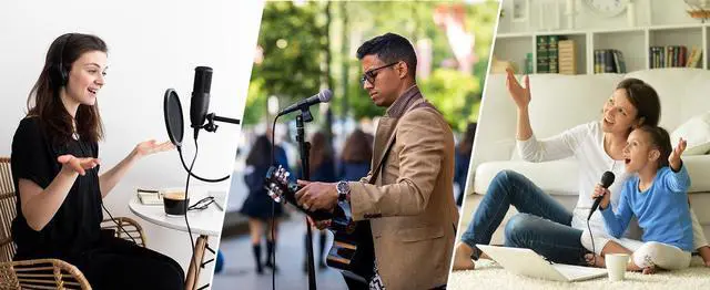 Alt view image 6 of 7 - EBXYA XLR Microphone Cable - XLR Male to Female Cable 6ft 4-Packs with 3-Pin Balanced XLR Cables for Mic Mixer, Recording Studio, Speaker