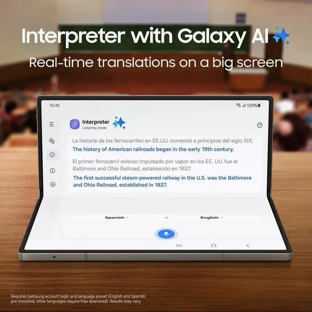 Alt view image 13 of 15 - SAMSUNG Galaxy Z Fold 6 AI Cell Phone, 512GB Unlocked Android Smartphone, Circle to Search, Handsfree Live Interpreter, AI Photo Edits, Large Screen, 2024