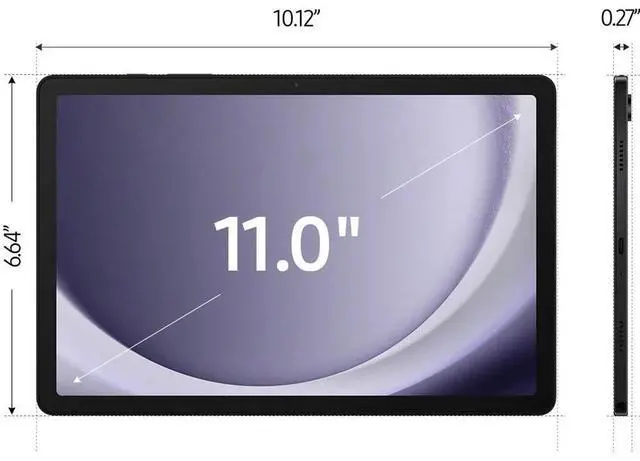 Alt view image 7 of 7 - SAMSUNG Galaxy Tab A9+ Plus (128GB, 8GB) 11.0" Wi-Fi International Model X210