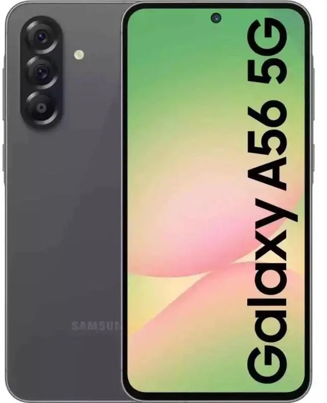 Main image of Samsung Galaxy A56 5G 128GB 8GB RAM, Latin Version, Dual SIM, Unlocked) - Awesome Graphite