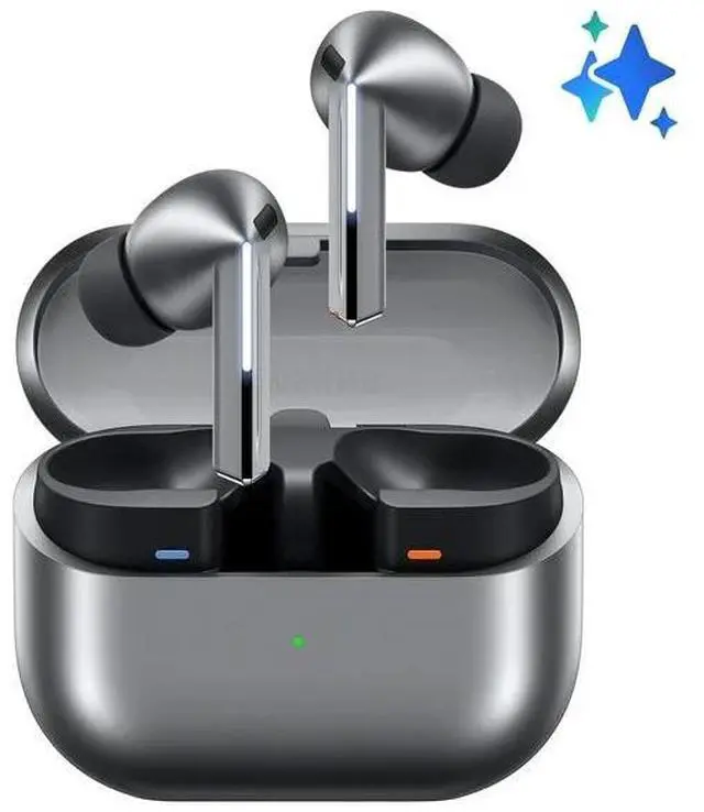 Main image of Samsung Galaxy Buds3 Pro, In-Ear Noise Cancelling True Wireless Earbuds with Charging Case, Brand New (International Version) - Silver