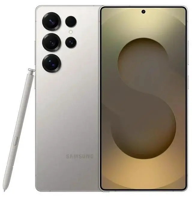 Main image of SAMSUNG Galaxy S25 Ultra Cell Phone, 512GB, 12GB AI Smartphone, Unlocked Android, Dual Sim, New (International Version) - Titanium Gray
