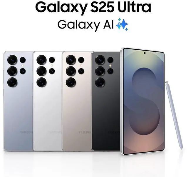Alt view image 2 of 7 - SAMSUNG Galaxy S25 Ultra Cell Phone, 512GB, 12GB AI Smartphone, Unlocked Android, Dual Sim, New (International Version) - Titanium Gray