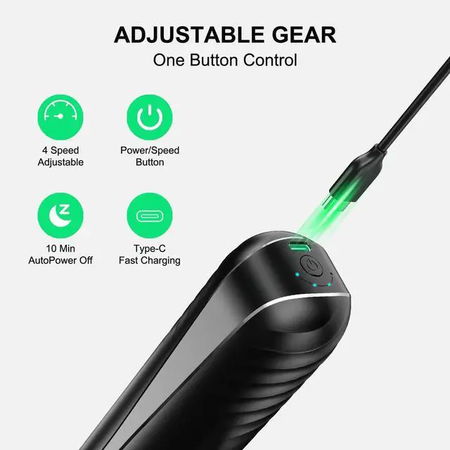 Alt view image 3 of 6 - SBUBU Mini Massage Gun for Deep Tissue Percussion - Portable Handheld Massager for Muscle Recovery with 4 Massage Heads High-Intensity Vibration Rechargeable Small Massage Gun