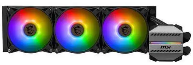 Main image of MSI MAG CORELIQUID M360 all-in-one liquid CPU Cooler 360mm Radiator, 3*120mm ARGB Fans, Compatible with Intel LGA1700, 1200 and AM5, AM4 socket