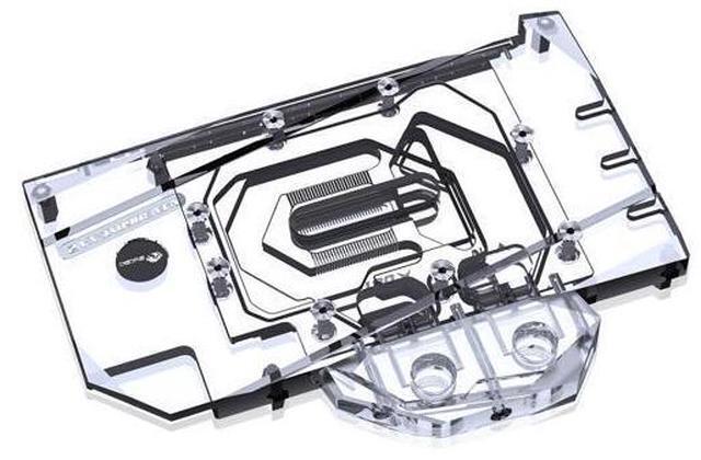 Alt view image 3 of 7 - Bykski Full Coverage GPU Water Block and Backplate for EVGA RTX 3060Ti XC (N-EV3060XC-X-V2)