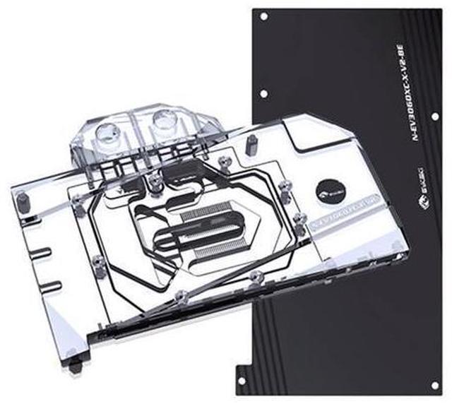 Main image of Bykski Full Coverage GPU Water Block and Backplate for EVGA RTX 3060Ti XC (N-EV3060XC-X-V2)