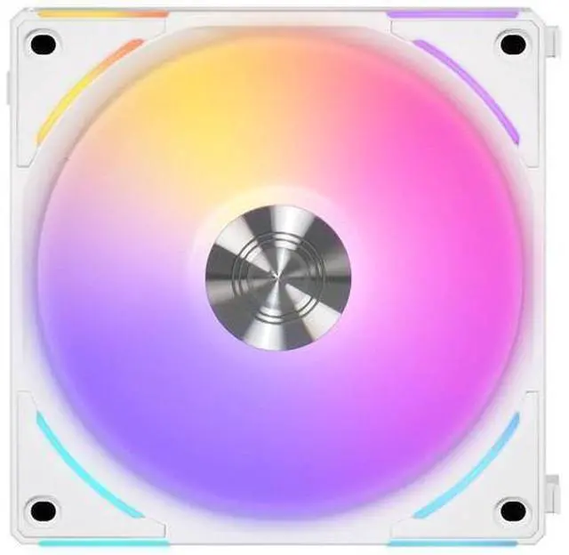 Alt view image 4 of 7 - LIAN LI UNI Fan AL120 V2 RGB White 3x 120mm Fan Pack with Controller