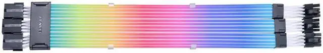 Alt view image 2 of 3 - Lian Li Strimer Wireless GPU 3x8-PIN Addressable RGB GPU Power Extension Cable (Not Inclueded Wireless controller)