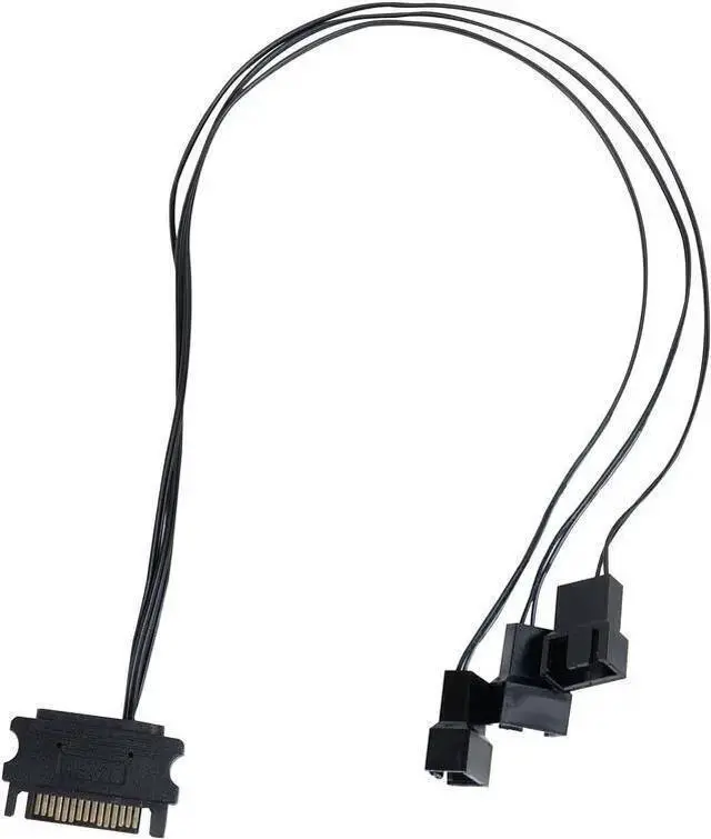 Alt view image 3 of 4 - LIAN-LI Wireless Controller Kit Black Color, for SL Wireless, TL Wireless & Strimer Wireless with PWM SATA Cable