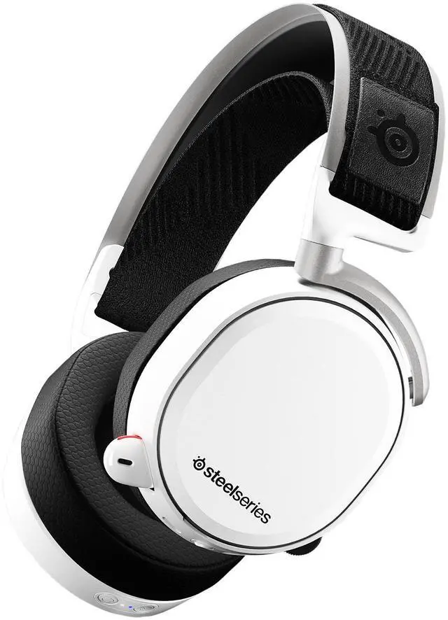 Alt view image 2 of 3 - SteelSeries  Arctis Pro Wireless Gaming Headset - Lossless High Fidelity Wireless + Bluetooth - PlayStation 4 & PC - WHITE
