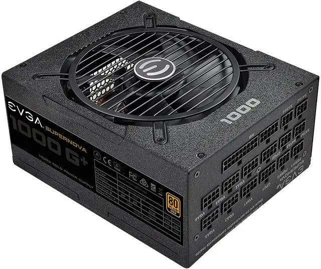 EVGA SuperNOVA 1000 G+, 80 Plus Gold 1000W, Fully Modular, FDB Fan, 10 Year Warranty, Includes Power ON Self Tester, Power Supply 120-GP-1000-X1
