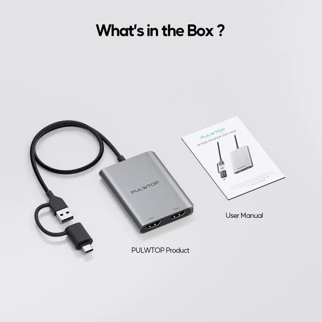 Alt view image 6 of 7 - PULWTOP Displaylink Adapter, USB C to HDMI Adapter with Dual Monitor for Mac M1/M2/M3/M4, USB C to Dual HDMI for MacBook, Laptops, iMac, Driver Required