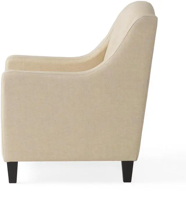 Alt view image 3 of 7 - Tufted Fabric Club Chair and Ottoman Set,  Comfortable and Stylish Accent Furniture for Living Room, Bedroom, Living Room Reading, or Office