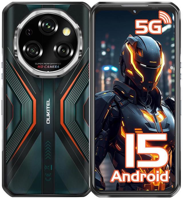 Main image of OUKITEL WP55 Android 15 Rugged Phone Unlocked 5G- 36GB+256GB/TF 2TB Rugged Smartphone, 11000mAh(33W) Battery, 6.6" FHD+120HZ Display, 108MP Camera, 5G Dual SIM Phone, NFC/GPS/OTG/IP68/IP69K, T-Mobile