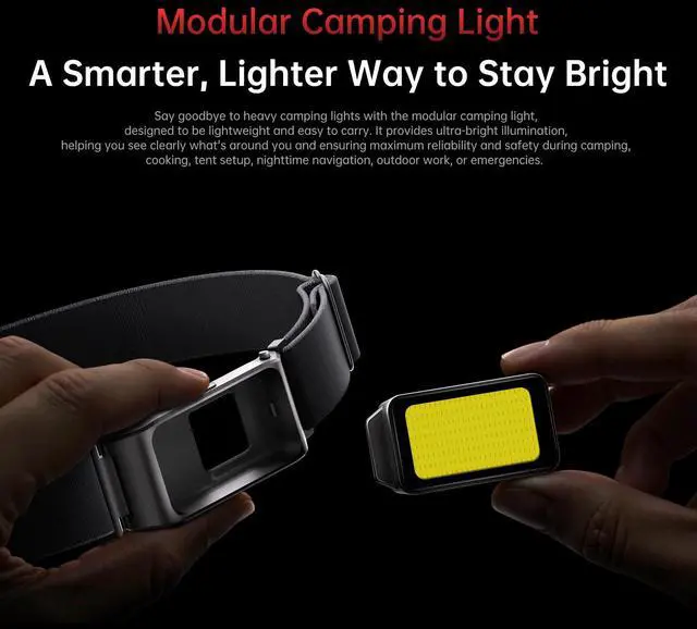 Alt view image 4 of 7 - Oukitel WP300 Modular Earbud Light Rugged Phone 16000mAh 36GB(12+24)GB+512GB 6.78" FHD 120Hz 108MP Cell phone