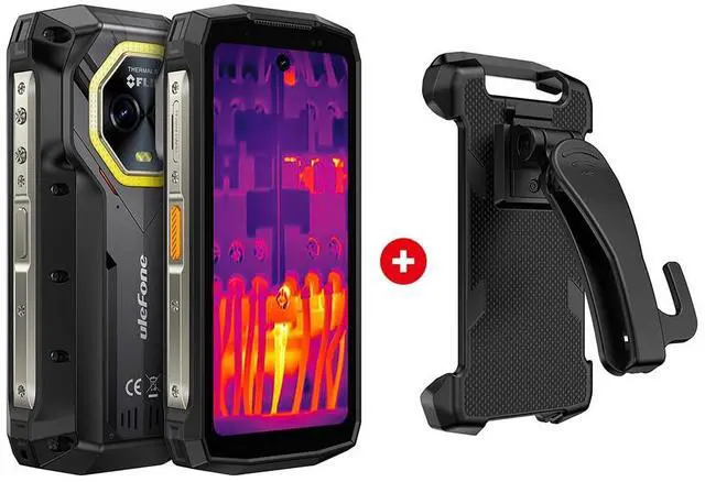 Main image of Ulefone Armor Mini 20T Pro 5G Rugged Phone & Armor Case, Thermal Imaging 50MP Main Camera, 16GB+256GB MTK Dimensity 6300, 6200mAh(33W), 4.7" HD+ Corning Gorilla Screen, Versatile LED Light+CASE