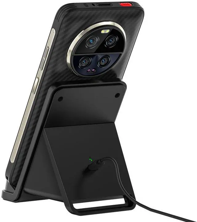 Alt view image 5 of 6 - Ulefone WCS01 50W Wireless Charger, 50W Max Fast Wireless Charging Stand, Fast Charge Compatible with Ulefone Armor 23/25/27/28 Series(No AC Adapter)