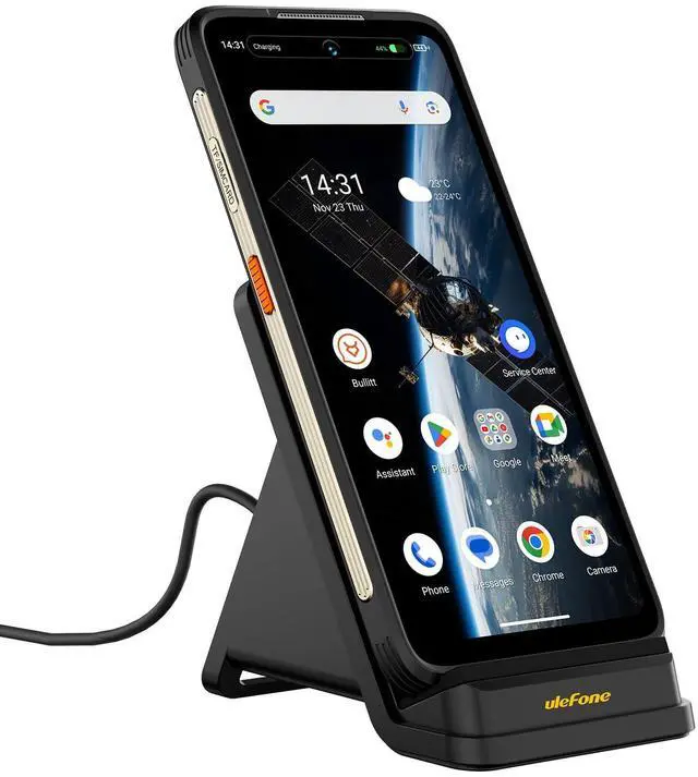 Alt view image 6 of 6 - Ulefone WCS01 50W Wireless Charger, 50W Max Fast Wireless Charging Stand, Fast Charge Compatible with Ulefone Armor 23/25/27/28 Series(No AC Adapter)