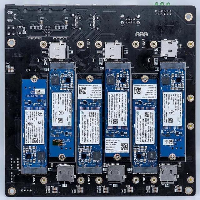 Alt view image 5 of 7 - 52Pi Super6C Mini PC for Raspberry Pi, DeskPi CM4/CM5 Cluster Mini-ITX Board 6 RPI CM4 Supported, Power Supply Included