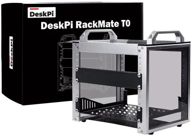Main image of 52Pi T0 Rackmount, DeskPi 10 Inch 4U Server Cabinet for Network, Servers, Audio, and Video Equipment