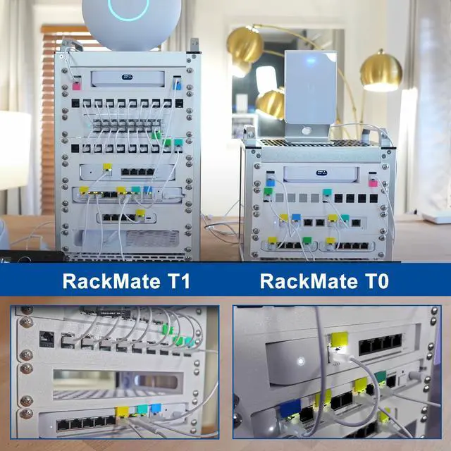 Alt view image 5 of 6 - 52Pi T0 Rackmount, DeskPi 10 Inch 4U Server Cabinet for Network, Servers, Audio, and Video Equipment