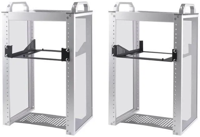 Alt view image 5 of 6 - 52Pi Mini ITX Shelf 10 Inch 1U Rack, Support Mini-ITX Motherboard/Super6C for DeskPi Rackmate T0/T1 Server Cabinets