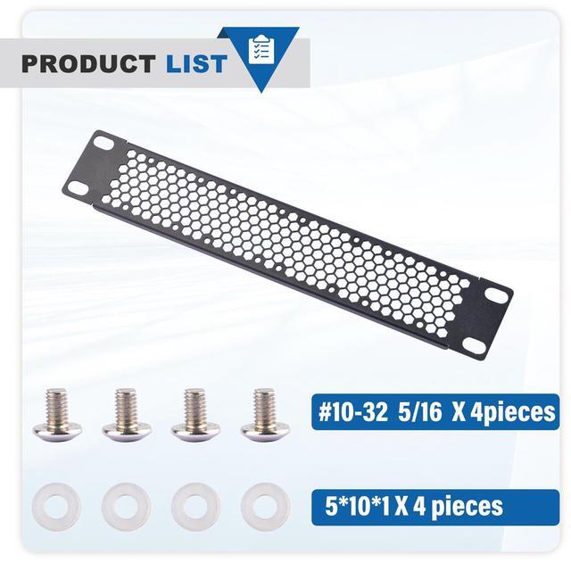 Alt view image 6 of 6 - 52Pi 1U Venting Blank Panel, 10 inch Rack Accessories for DeskPi Rackmate T0/T1/T2 Server Cabinets