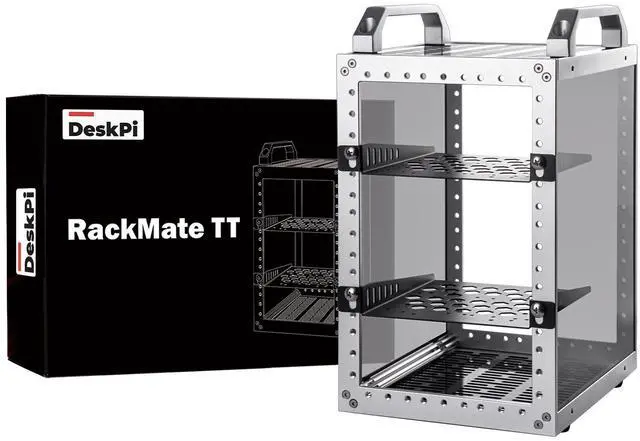 Main image of 52Pi TT Rackmount, DeskPi Mini Server Cabinet for Network, Servers, Audio, and Video Equipment