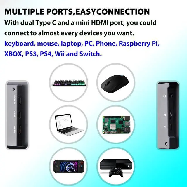 Alt view image 6 of 7 - 52Pi 18.5 Inch Capacitive Touch Screen 1920x1080 HDR Gaming Monitor 100-120Hz IPS Display, Supports Installation of Raspberry Pi 5/4B/3B/3B+