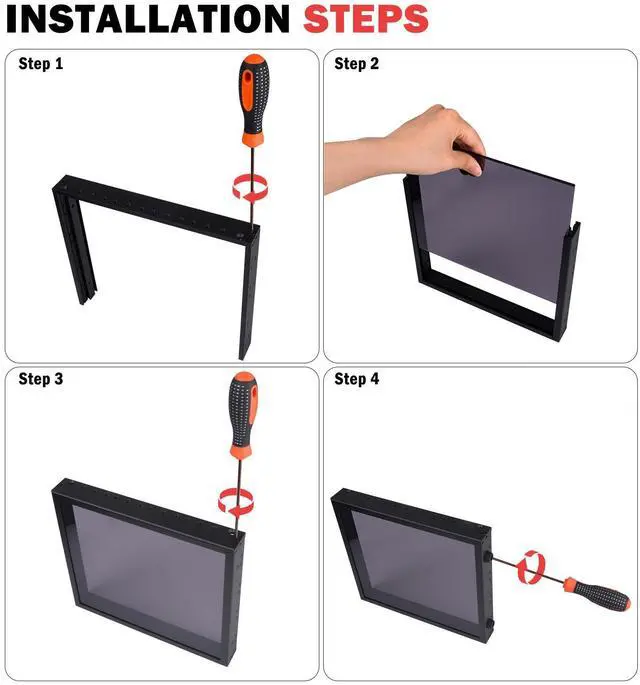 Alt view image 4 of 7 - 52Pi T0-Black Rackmount, DeskPi 10 Inch 4U Server Cabinet for Network, Servers, Audio, and Video Equipment