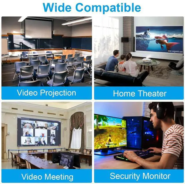 Alt view image 7 of 7 - WERLEO S-Video to HDMI Converter, RCA AV CVBS Composite R/L Audio Scart to HDMI Converter Adapter Support 720P/1080P for DVD Blu-ray Player PS2 PS3 NES SNES Nintendo 64 HDTV