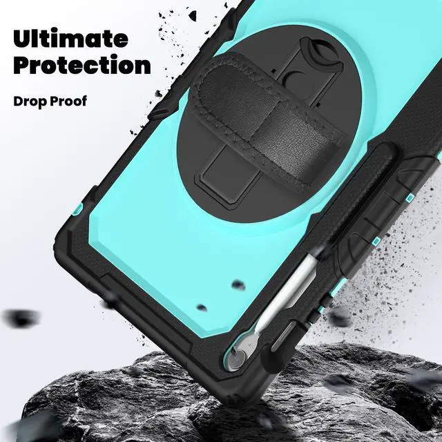 Alt view image 2 of 7 - WERLEO Case for Samsung Galaxy Tab Galaxy Tab S10 FE Plus 13.1 inch 2025 SM-X620/X626B/X626, Shockproof Protective Case with Screen Protector, Stand, Hand/Shoulder Strap Pen Holder,Stylus Pen