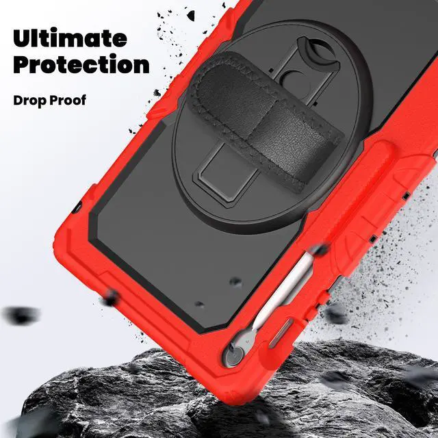 Alt view image 2 of 7 - WERLEO Case for Samsung Galaxy Tab Galaxy Tab S10 FE Plus 13.1 inch 2025 SM-X620/X626B/X626, Shockproof Protective Case with Screen Protector, Stand, Hand/Shoulder Strap Pen Holder,Stylus Pen