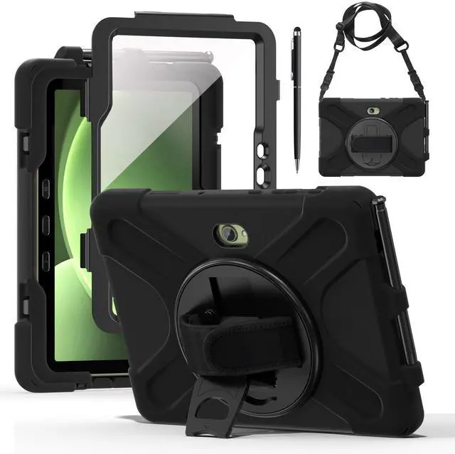 Main image of WERLEO Case for Samsung Galaxy Tab Active5 Pro 2025 / Active4 Pro 2022 / Active Pro 2019 10.1" Shockproof Drop Protection Cover with Screen Protector Pencil Holder Stand Shoulder Strap Stylus Pen