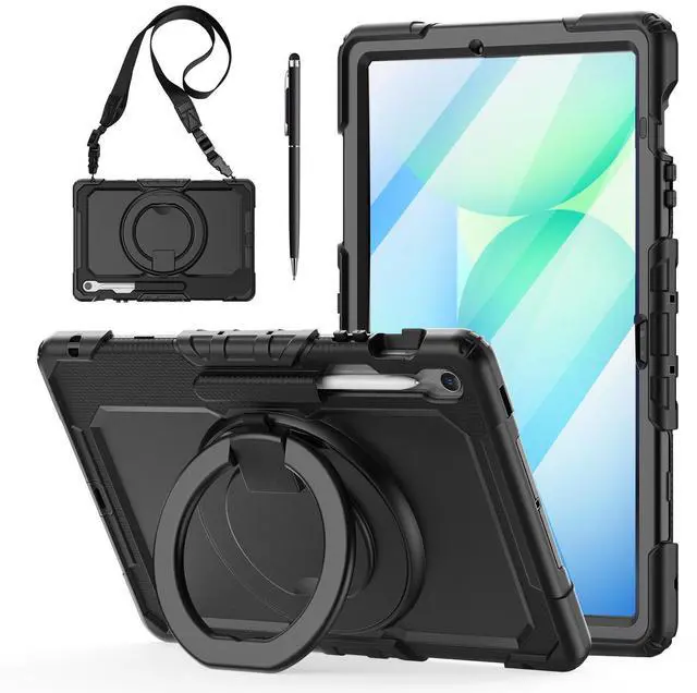 Main image of WERLEO Case for Samsung Galaxy Tab S10 FE Plus 13.1 inch 2025 SM-X620/X626B/X626 with Screen Protector Pen Holder Stand Hand Strap Shoulder Strap | Heavy Duty Shockproof Cover