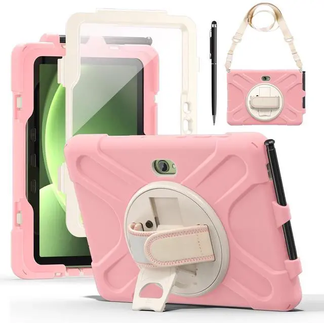 Main image of WERLEO Case for Samsung Galaxy Tab Active5 Pro 2025 / Active4 Pro 2022 / Active Pro 2019 10.1" Shockproof Drop Protection Cover with Screen Protector Pencil Holder Stand Shoulder Strap Stylus Pen