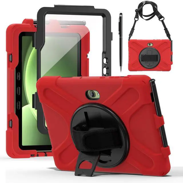 Main image of WERLEO Case for Samsung Galaxy Tab Active5 Pro 2025 / Active4 Pro 2022 / Active Pro 2019 10.1" Shockproof Drop Protection Cover with Screen Protector Pencil Holder Stand Shoulder Strap Stylus Pen