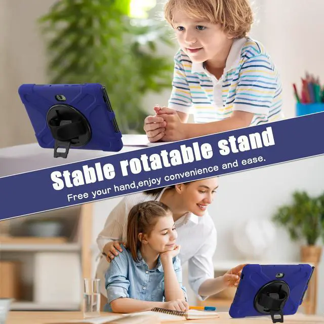 Alt view image 5 of 7 - WERLEO Case for Samsung Galaxy Tab Active5 Pro 2025 / Active4 Pro 2022 / Active Pro 2019 10.1" Shockproof Drop Protection Cover with Screen Protector Pencil Holder Stand Shoulder Strap Stylus Pen