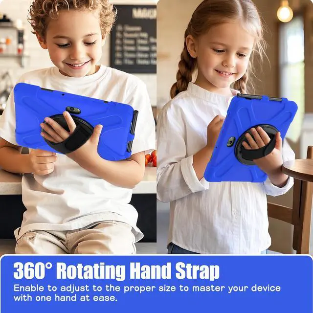 Alt view image 5 of 7 - WERLEO Case for Samsung Galaxy Tab Active5 Pro 2025 / Active4 Pro 2022 / Active Pro 2019 10.1" Shockproof Drop Protection Cover with Screen Protector Pencil Holder Stand Shoulder Strap Stylus Pen
