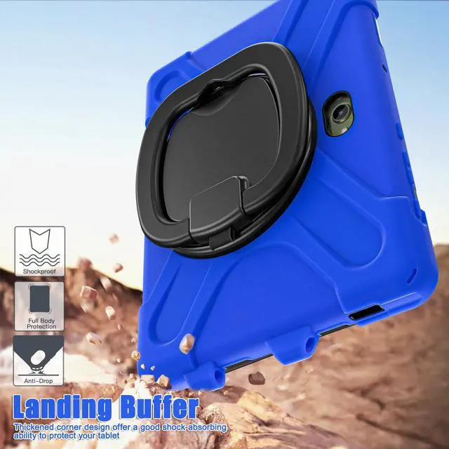 Alt view image 2 of 7 - WERLEO Case for Samsung Galaxy Tab Active5 Pro 2025 / Active4 Pro 2022 / Active Pro 2019 10.1" Shockproof Cover with Screen Protector Pencil Holder Stand Shoulder Strap Stylus Pen