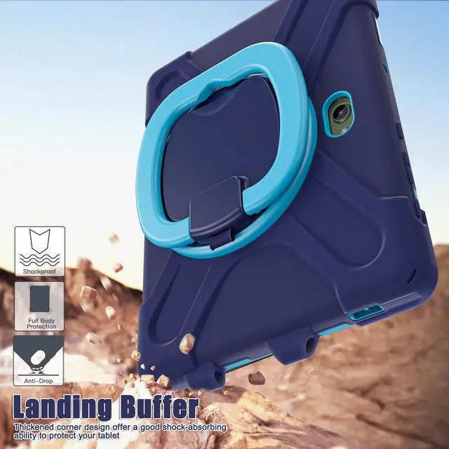 Alt view image 2 of 7 - WERLEO Case for Samsung Galaxy Tab Active5 Pro 2025 / Active4 Pro 2022 / Active Pro 2019 10.1" Shockproof Cover with Screen Protector Pencil Holder Stand Shoulder Strap Stylus Pen
