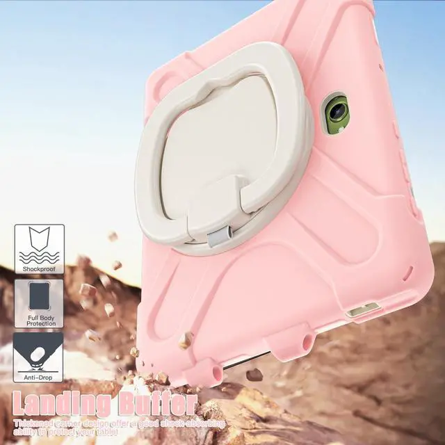 Alt view image 2 of 7 - WERLEO Case for Samsung Galaxy Tab Active5 Pro 2025 / Active4 Pro 2022 / Active Pro 2019 10.1" Shockproof Cover with Screen Protector Pencil Holder Stand Shoulder Strap Stylus Pen
