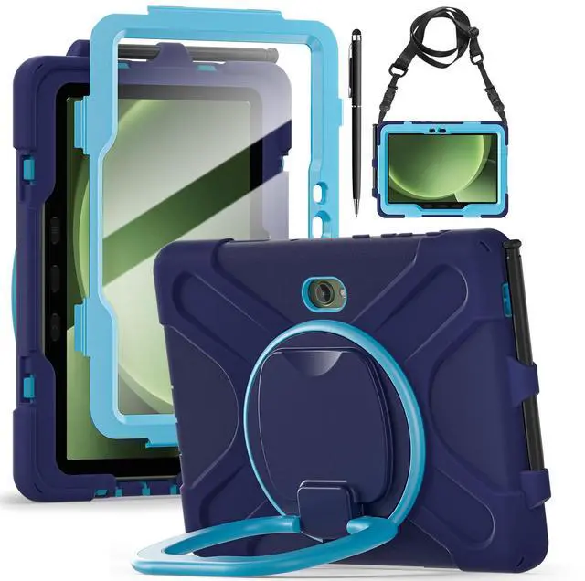 Main image of WERLEO Case for Samsung Galaxy Tab Active5 Pro 2025 / Active4 Pro 2022 / Active Pro 2019 10.1" Shockproof Cover with Screen Protector Pencil Holder Stand Shoulder Strap Stylus Pen