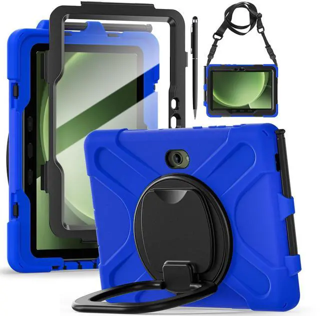 Main image of WERLEO Case for Samsung Galaxy Tab Active5 Pro 2025 / Active4 Pro 2022 / Active Pro 2019 10.1" Shockproof Cover with Screen Protector Pencil Holder Stand Shoulder Strap Stylus Pen
