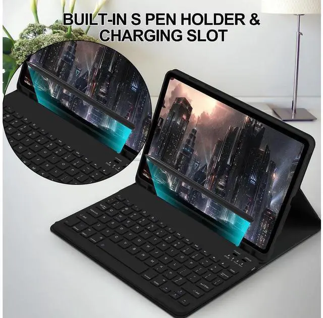 Alt view image 4 of 7 - BONAEVER Bluetooth Keyboard Case with Mouse for Xiaomi Pad 7 / Xiaomi Pad 7 Pro 11.2 inch Protective Cover with Wireless Mouse / Keyboard