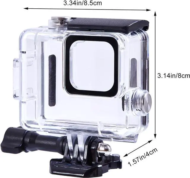 Alt view image 7 of 7 - WERLEO 196FT/60M Waterproof Case for Go Pro Hero 4K, Underwater Diving Protective Housing Shell for Go Pro Hero 4K Compact Action Camera with Mount Hero 4K Accessories Kit