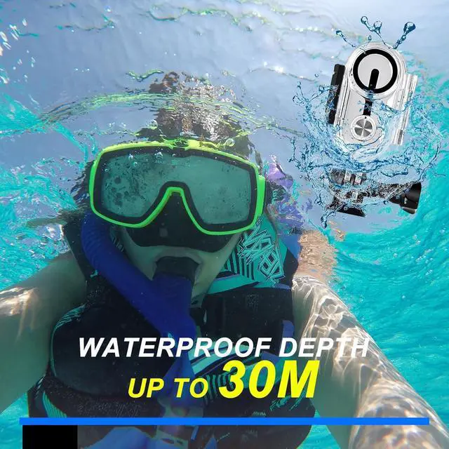 Alt view image 3 of 7 - WERLEO Waterproof Housing Case for Insta360 GO 3S, Go 3 Underwater Dive Protective Shell 30M/98ft with Bracket Accessories