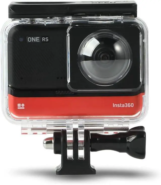 Main image of WERLEO Dual Lens Panoramic Waterproof Shell for Insta360 ONE RS 360° Lens Edition, Underwater Diving Protective Housing 30M/98FT with Mounting Bracket Accessories